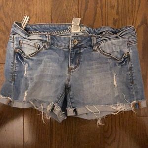 Denim shorts